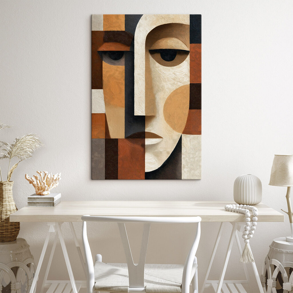 Regard d’homme en aplats — intérieur 2