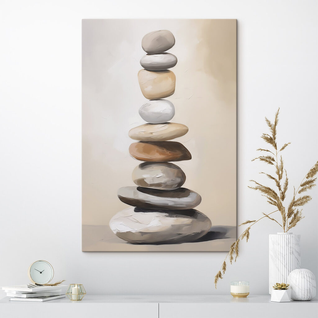 Haute pile de galets — intérieur 1