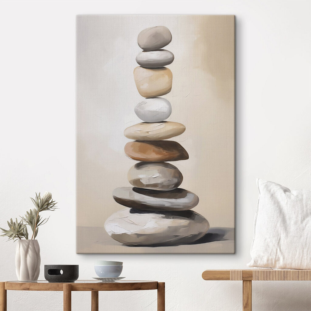Haute pile de galets — intérieur 2