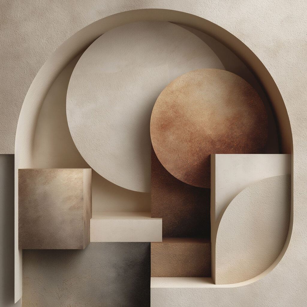 Formes rondes en niche — motif complet