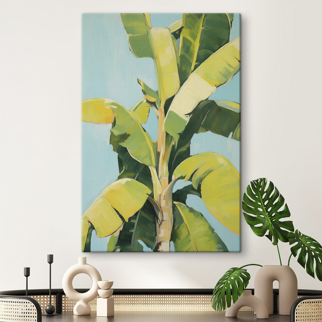 Feuilles vertes et jaunes — intérieur 1