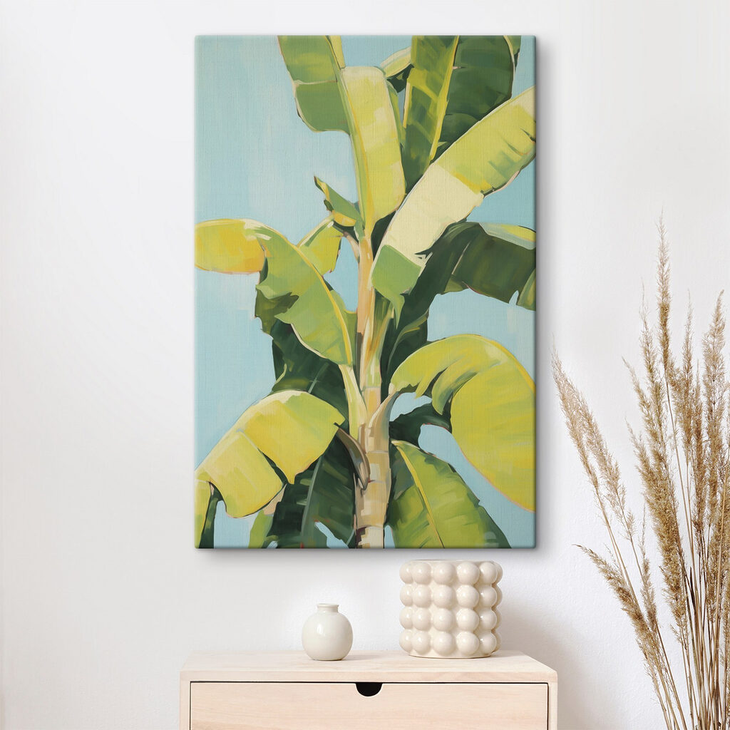 Feuilles vertes et jaunes — intérieur 2