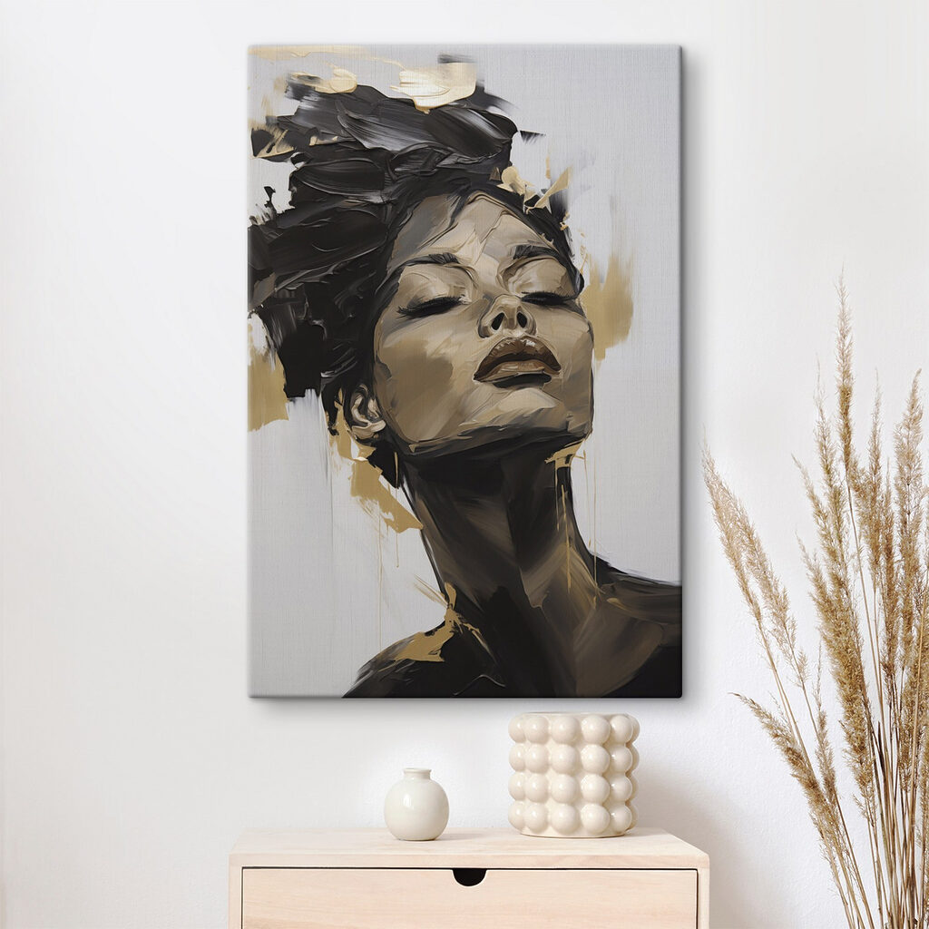 Visage aux touches brutes — intérieur 2