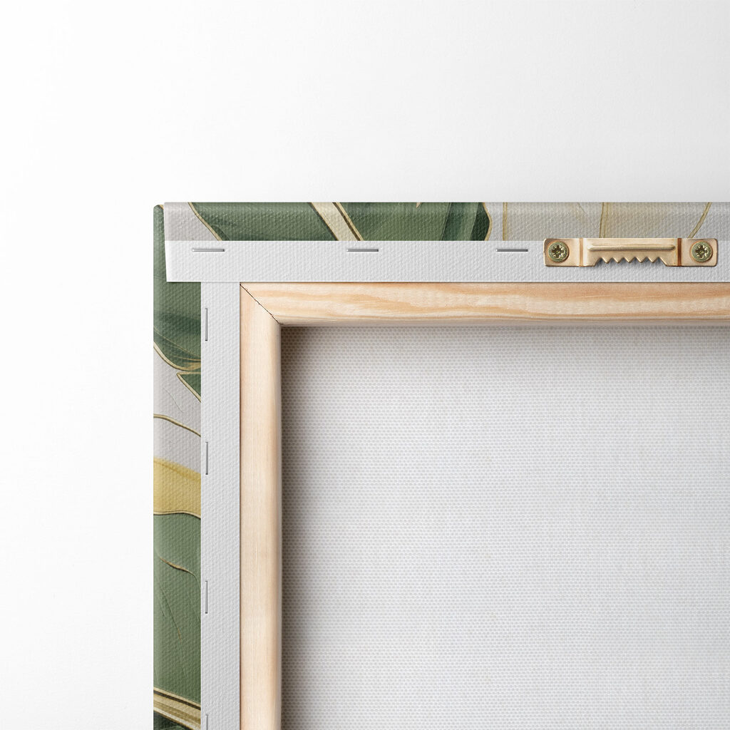 Feuilles vertes bordées d’or — dos