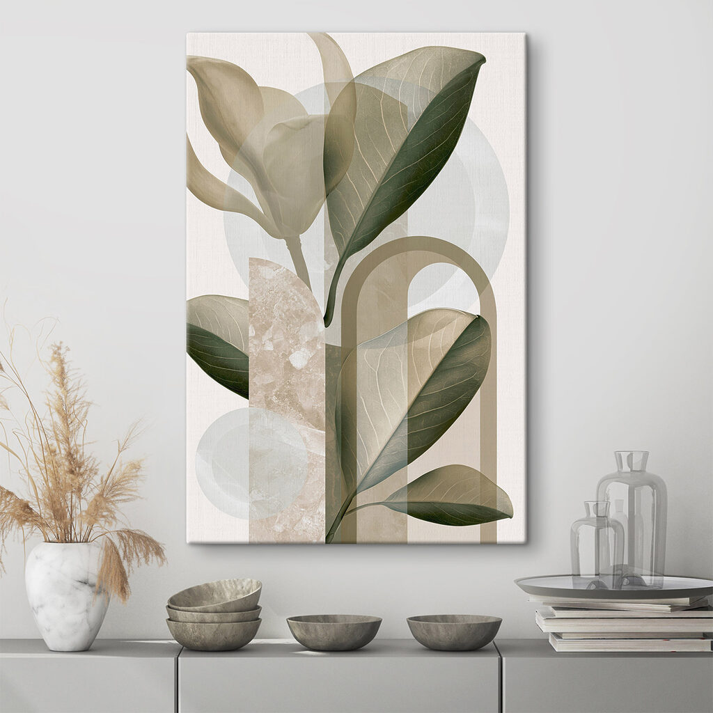 Feuillage vert et arches — intérieur 3