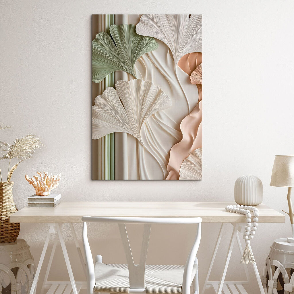 Ginkgo aux tons pastel — intérieur 3