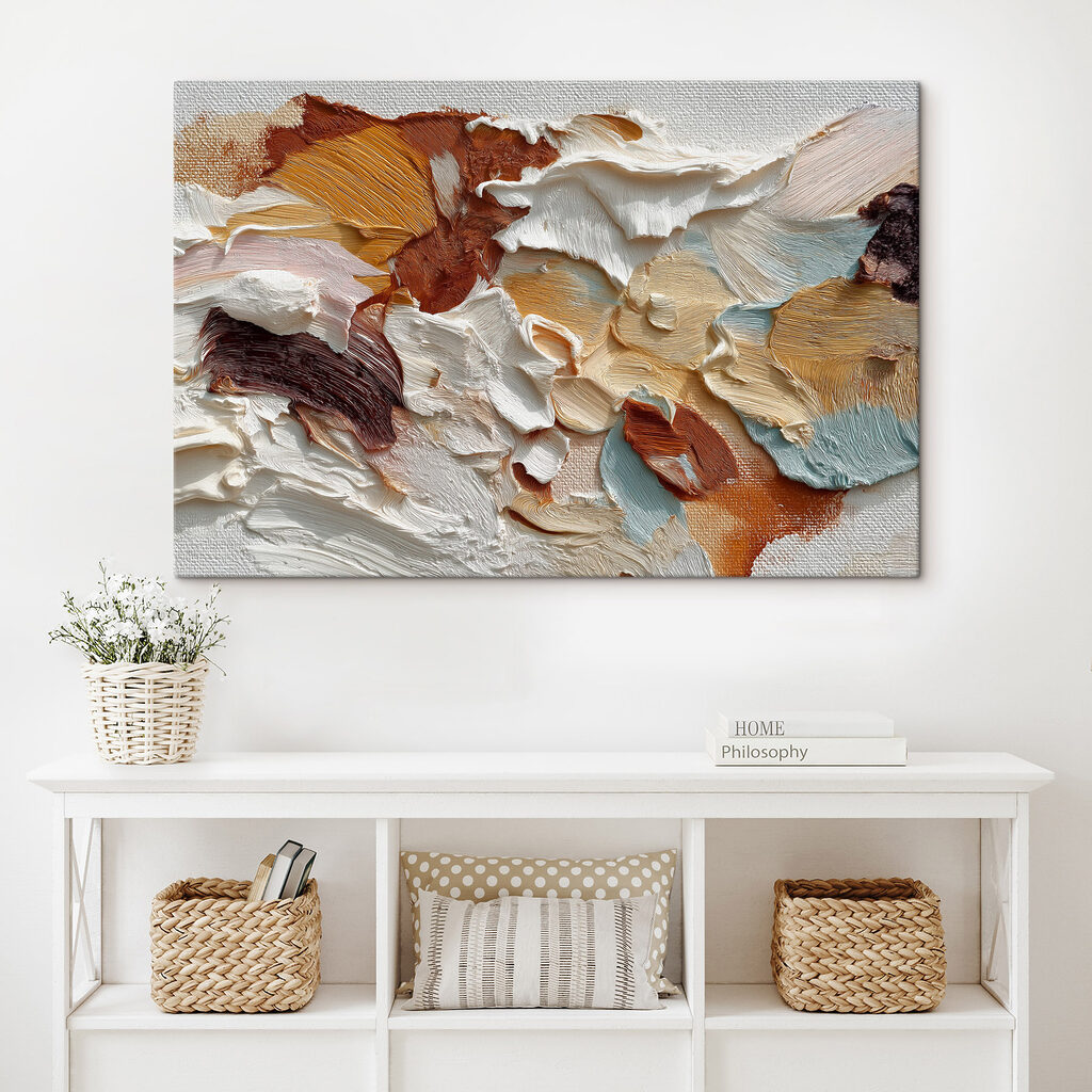 Empâtements aux tons terre — intérieur 1