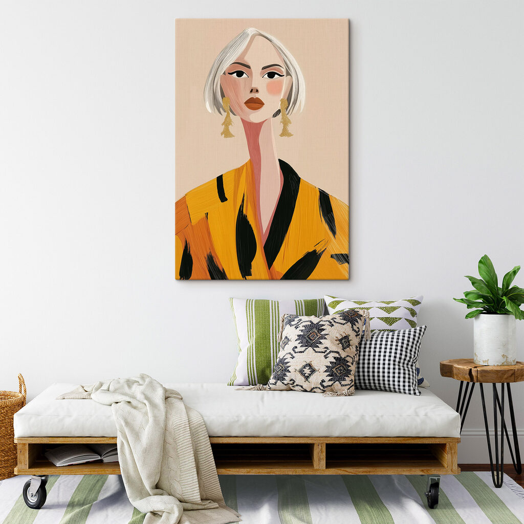 Chevelure blond argenté — intérieur 2