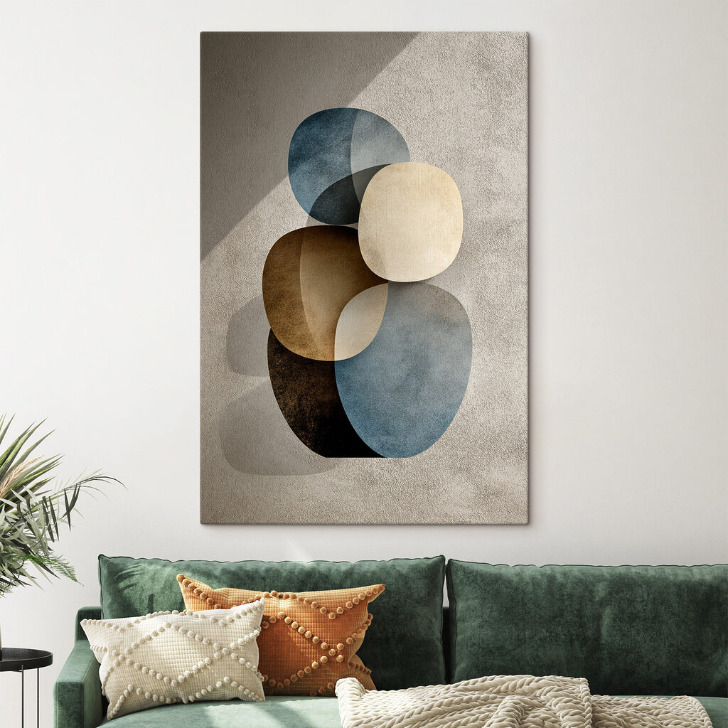 Rondeurs bleues et brunes — intérieur 1