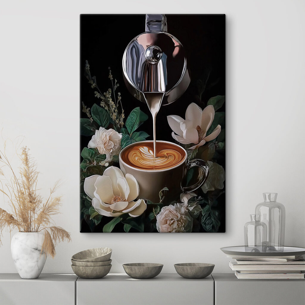 Café parmi les fleurs — intérieur 2
