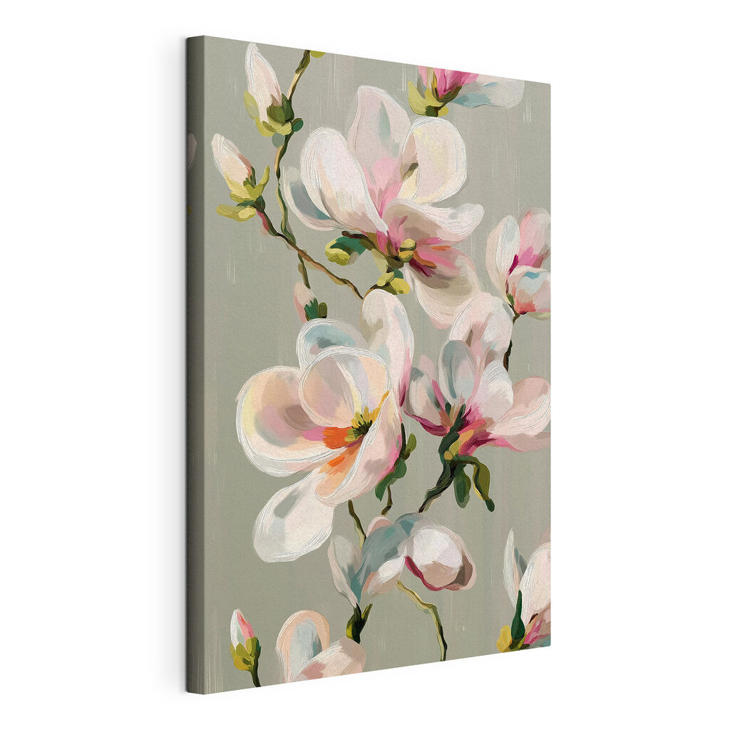 Magnolia rose au pinceau — vue du produit