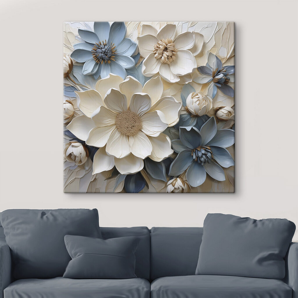 Bleues parmi les blanches — intérieur 1
