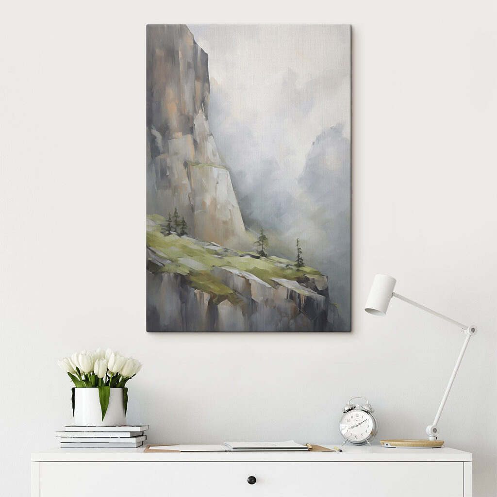 Brume sur les falaises — intérieur 1