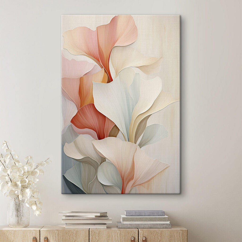 Corolles rose et crème — intérieur 1