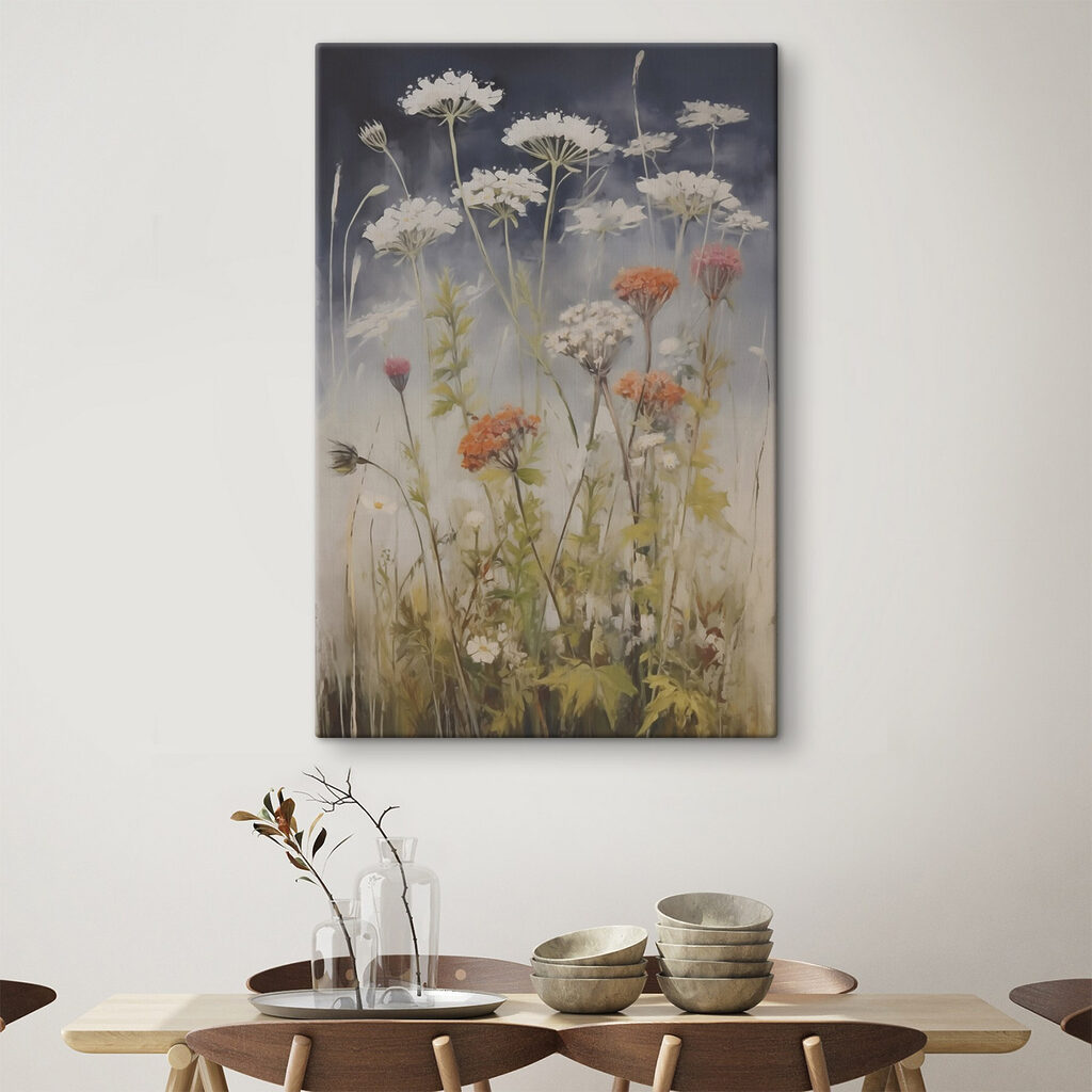 Ombelles blanches et herbes — intérieur 2