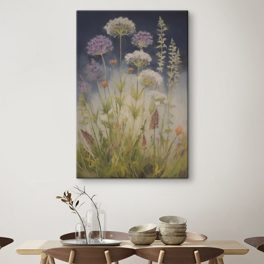 Pompons lilas — intérieur 1