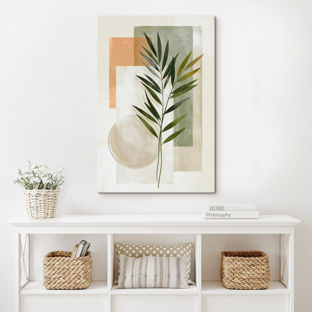 Palme et rectangles verts — intérieur 3