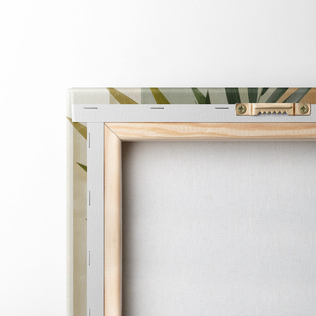 Palme et rectangles verts — dos