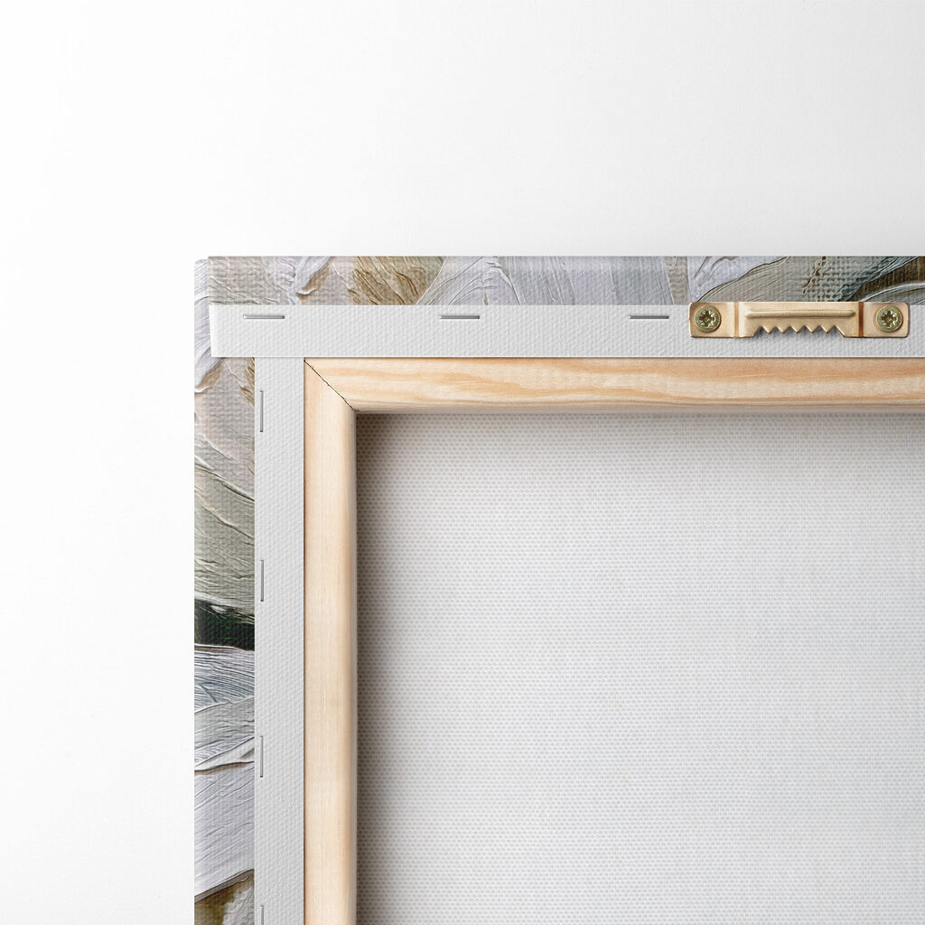 Floraison blanche, feuilles olive — dos