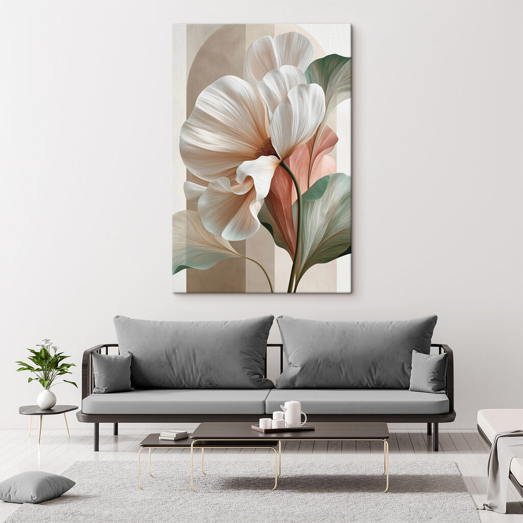 Corolle blanche, feuilles pastel — intérieur 3