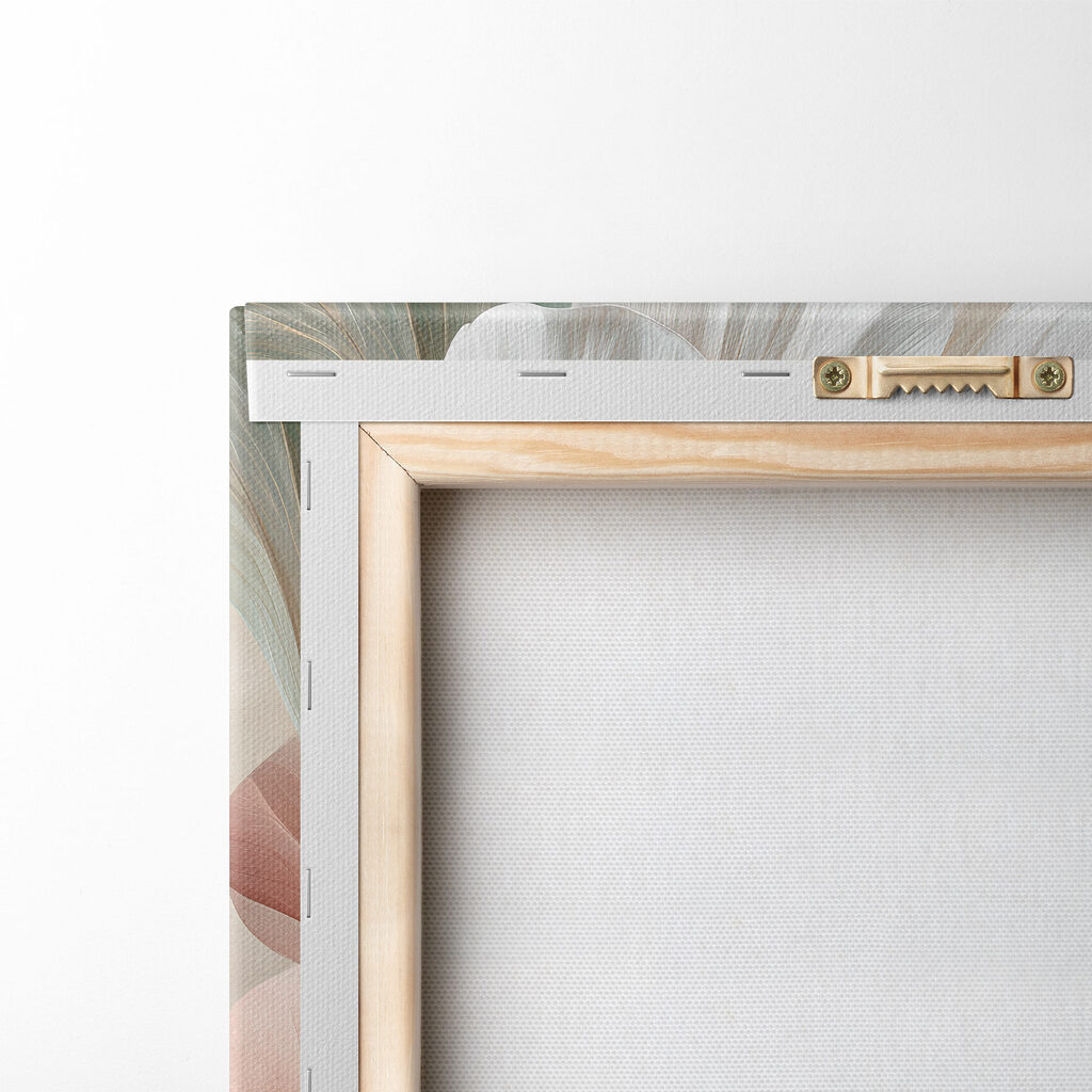 Corolle blanche, feuilles pastel — dos