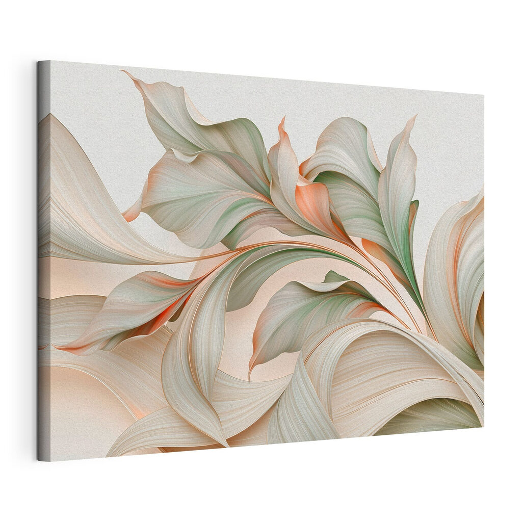 Feuillage ondulant pastel — vue du produit
