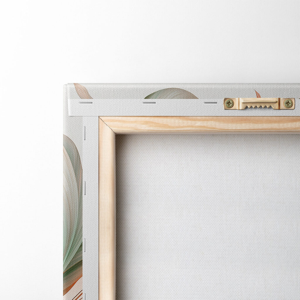 Feuillage ondulant pastel — dos