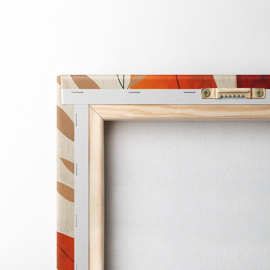 Feuilles orange et noires — dos