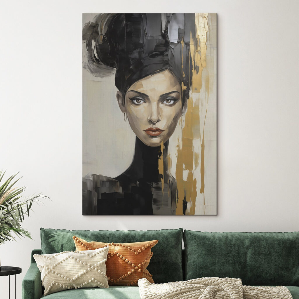 Femme aux touches dorées — intérieur 2