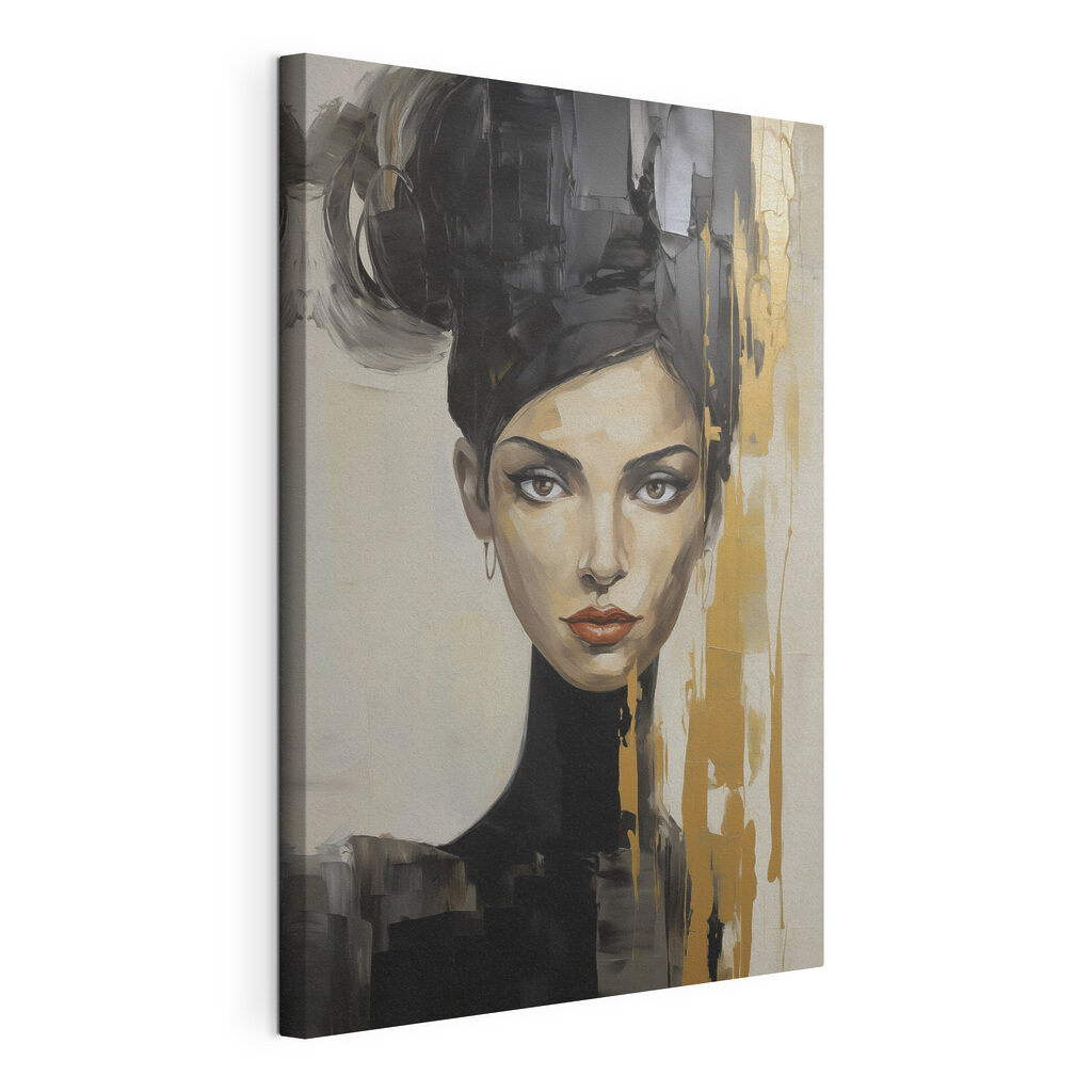 Femme aux touches dorées — vue du produit