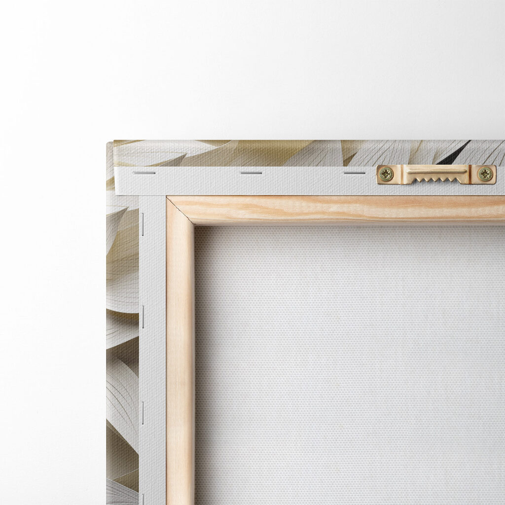 Nervures blanches sur anthracite — dos