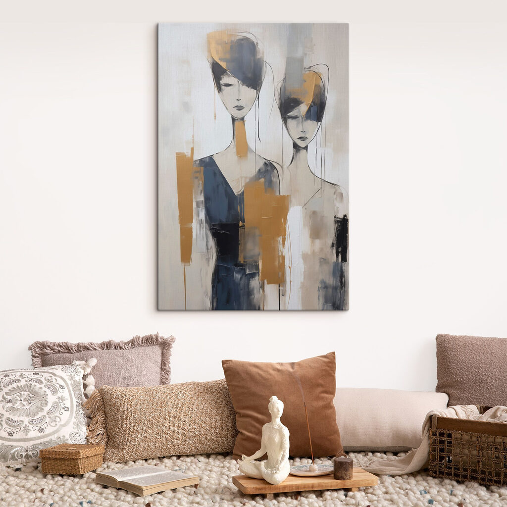 Deux femmes élancées — intérieur 2