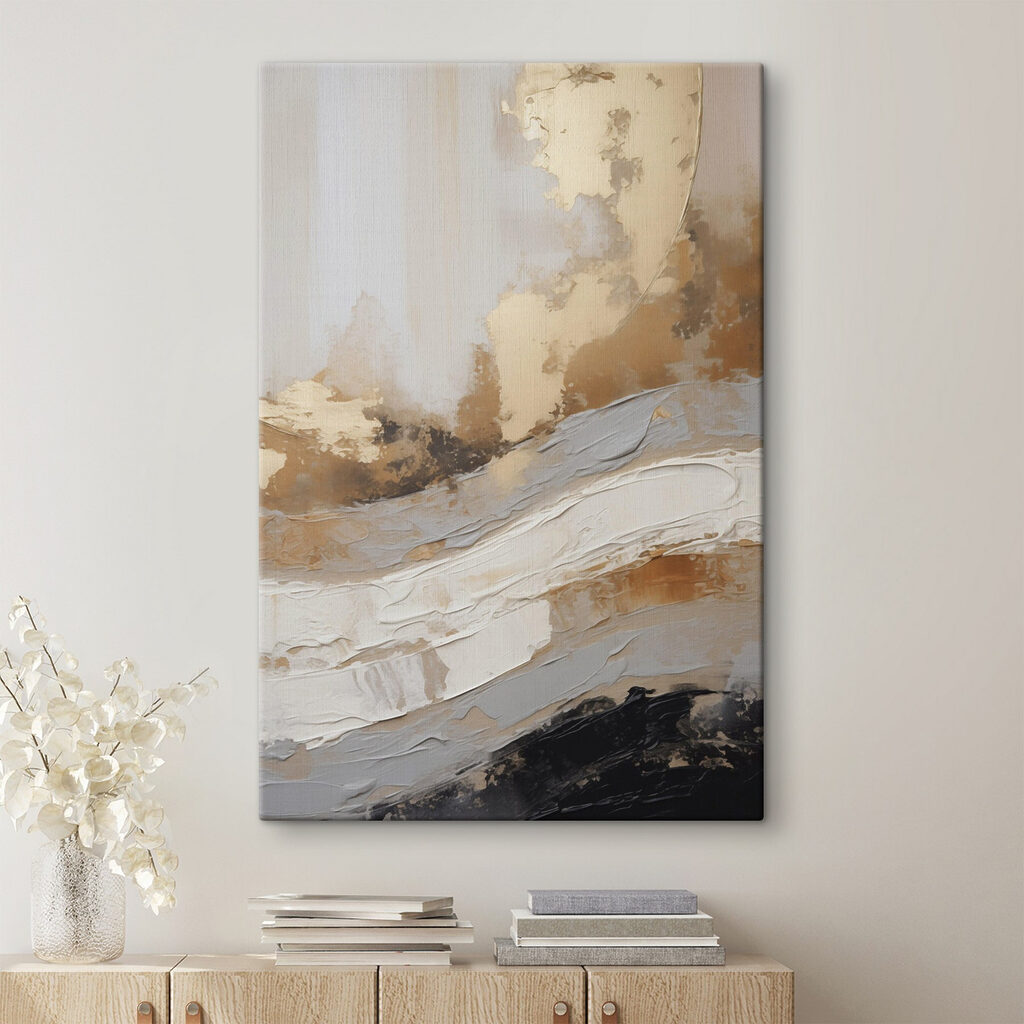 Touches dorées sur blanc — intérieur 1