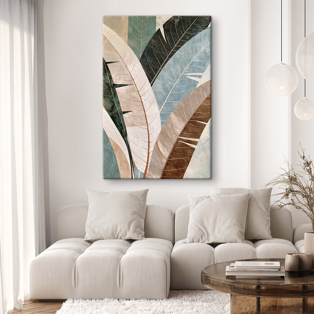 Longues feuilles nervurées — intérieur 1
