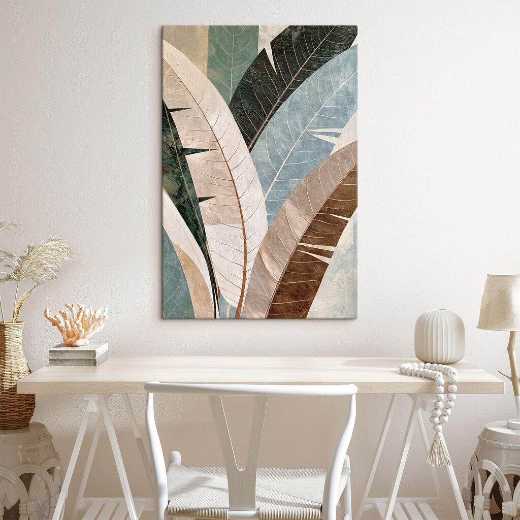 Longues feuilles nervurées — intérieur 2