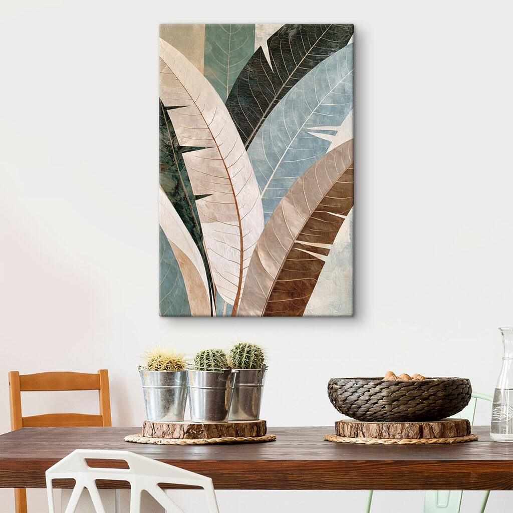 Longues feuilles nervurées — intérieur 3