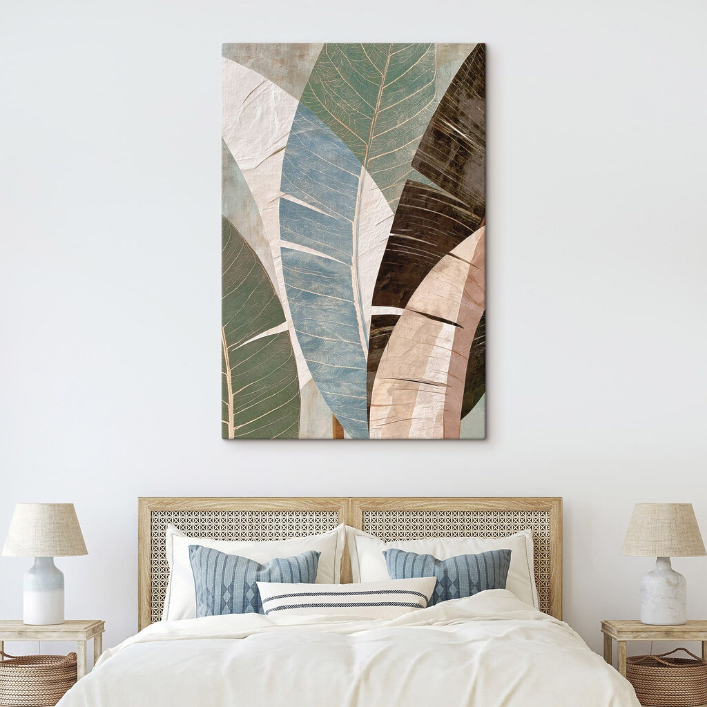 Nervures claires sur vert — intérieur 2