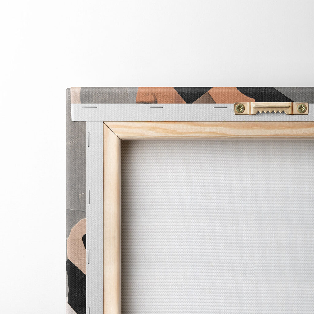 Femme en aplats gris — dos