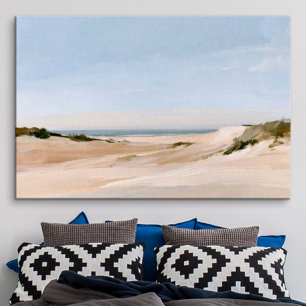 Dunes basses, ciel d’été — intérieur 1