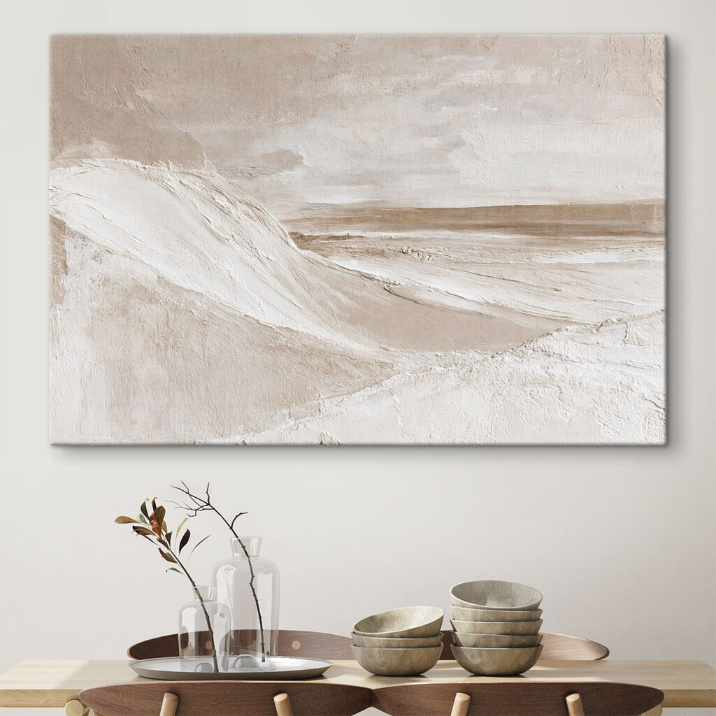 Écume blanche au pinceau — intérieur 1