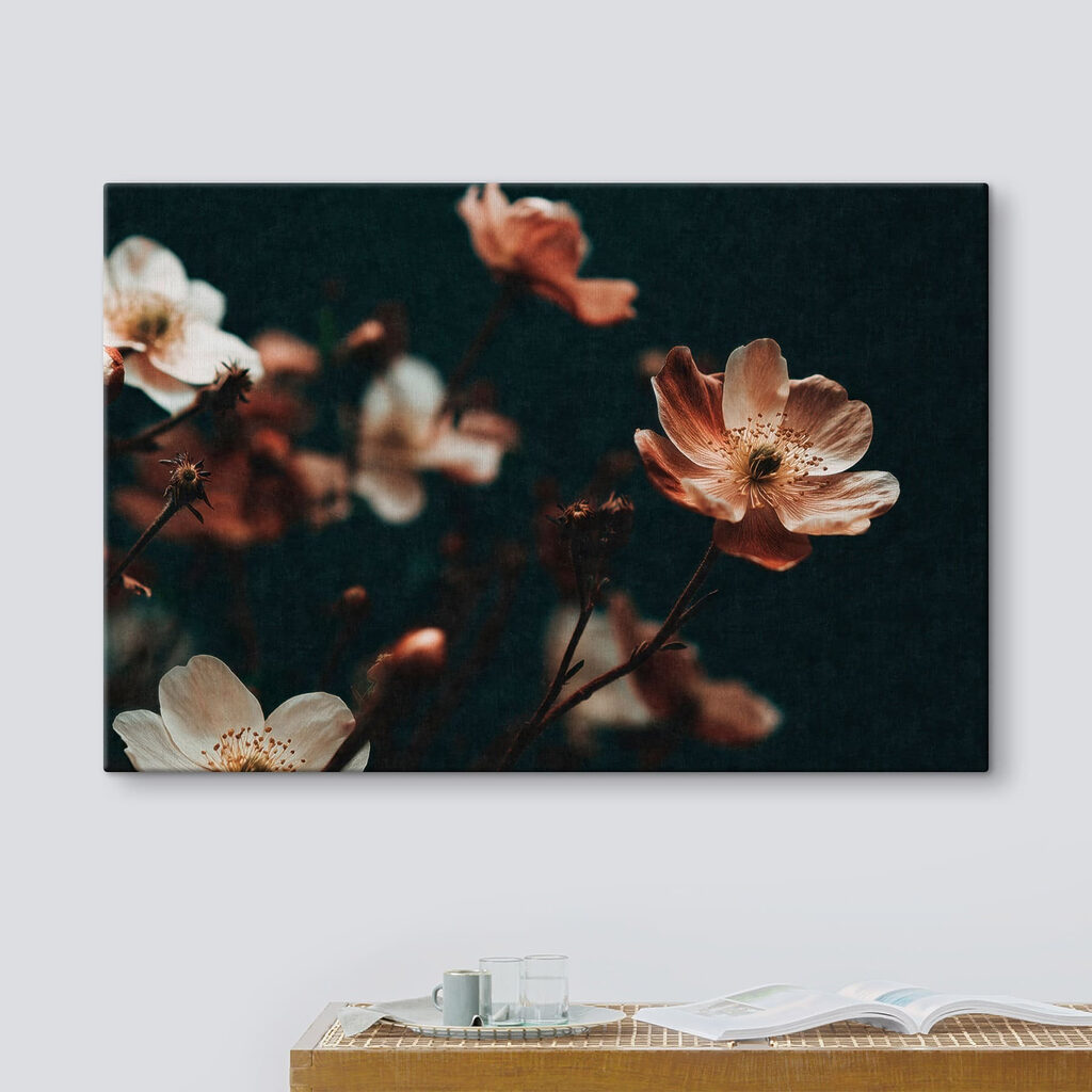 Petites fleurs couleur rouille — intérieur 3