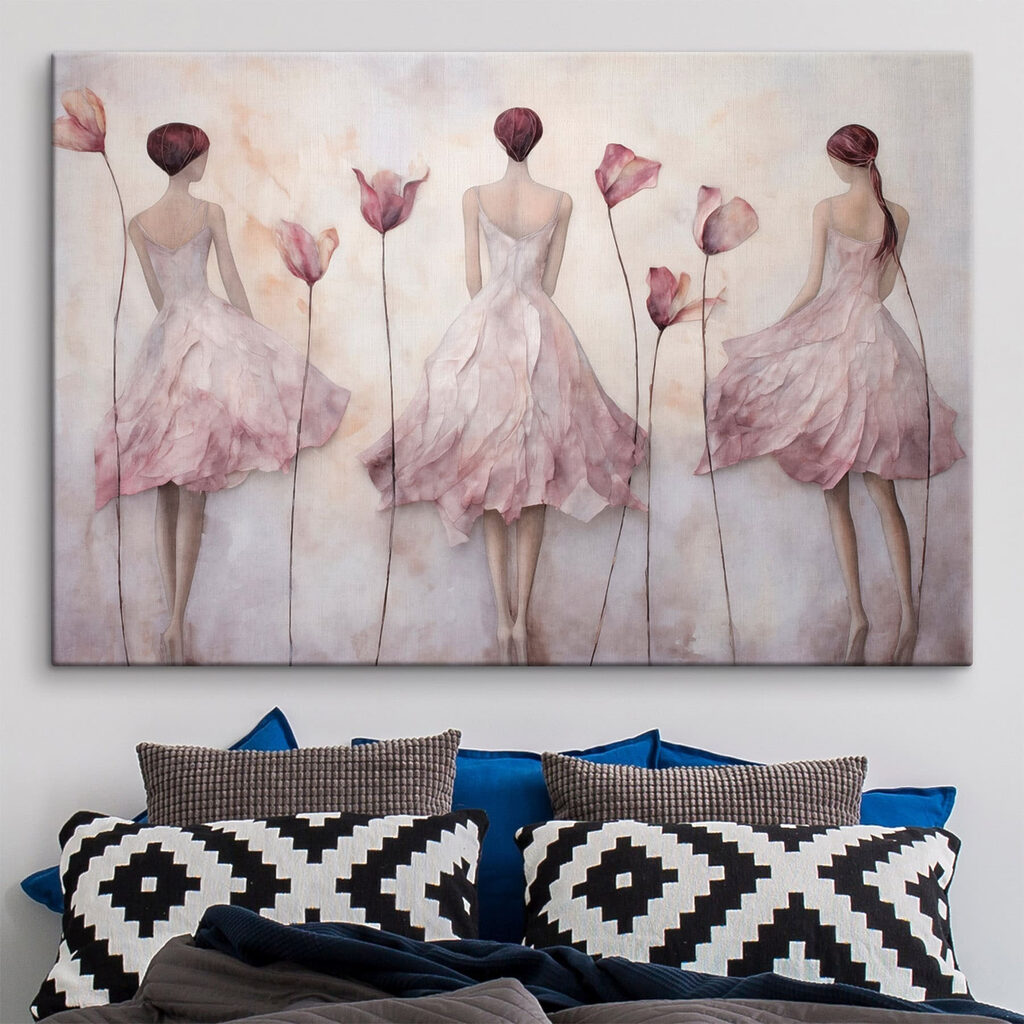 Trois femmes aux tulipes — intérieur 2