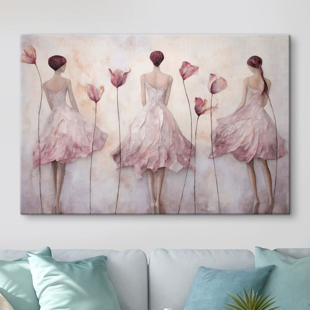 Trois femmes aux tulipes — intérieur 3
