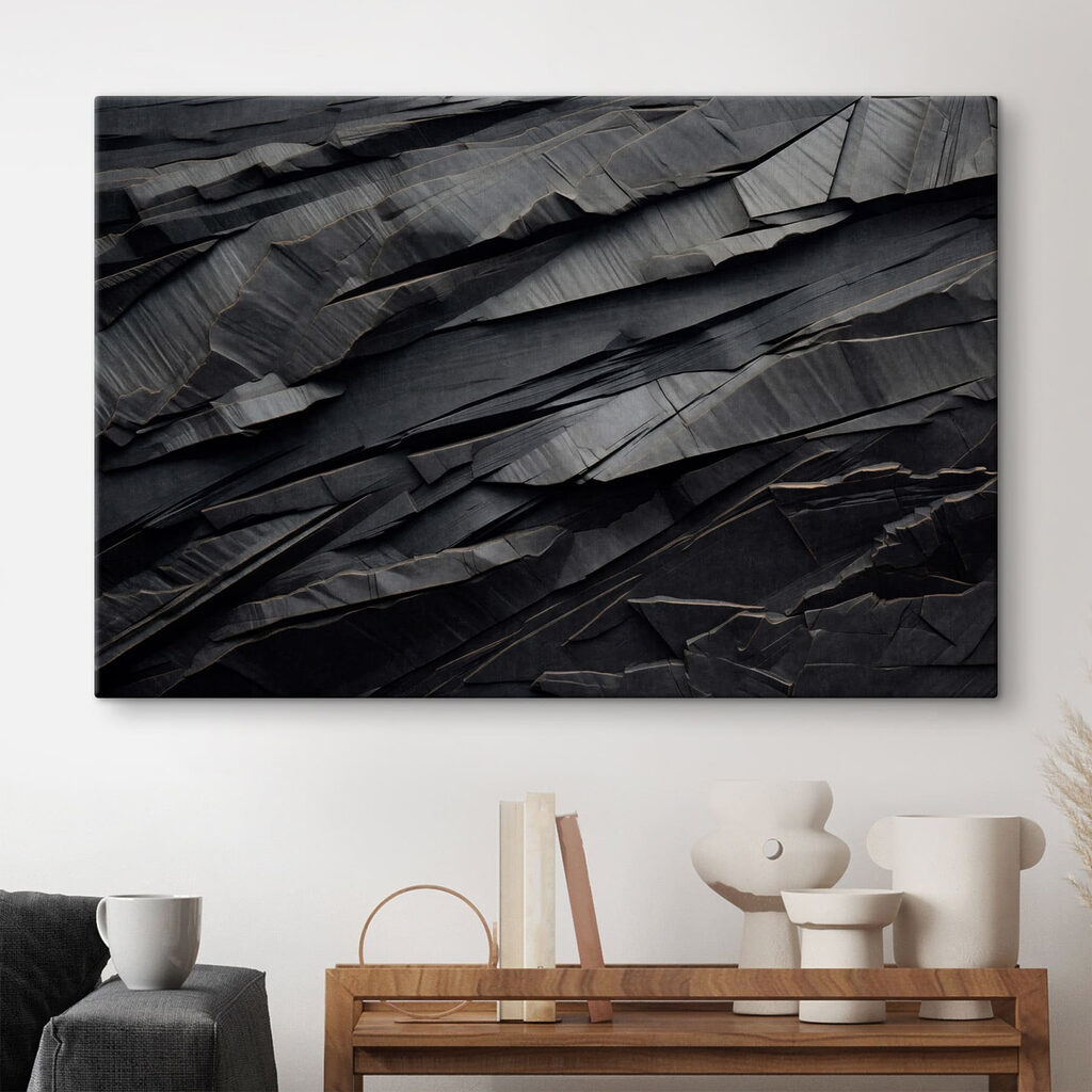 Strates sombres, effet relief — intérieur 1