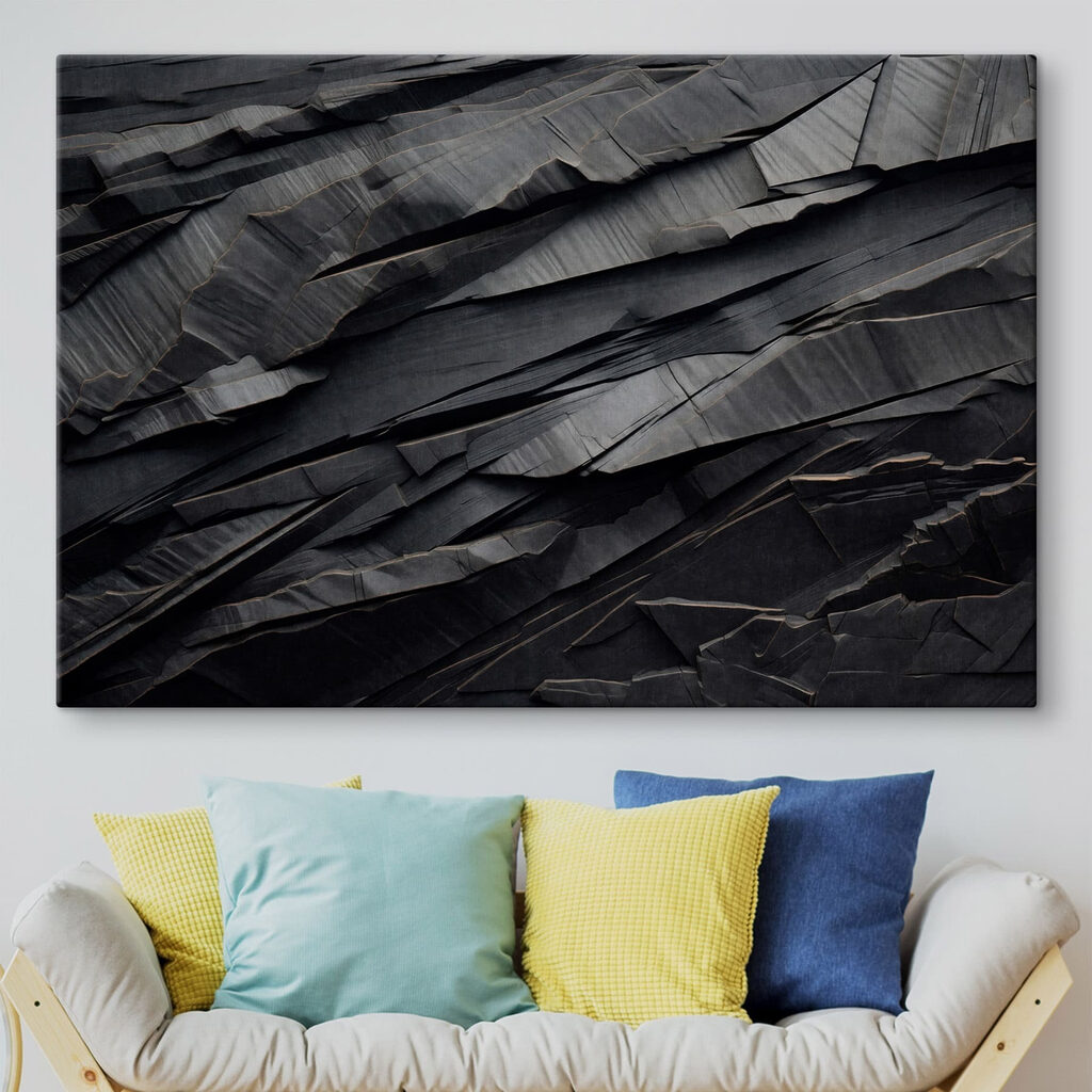Strates sombres, effet relief — intérieur 2