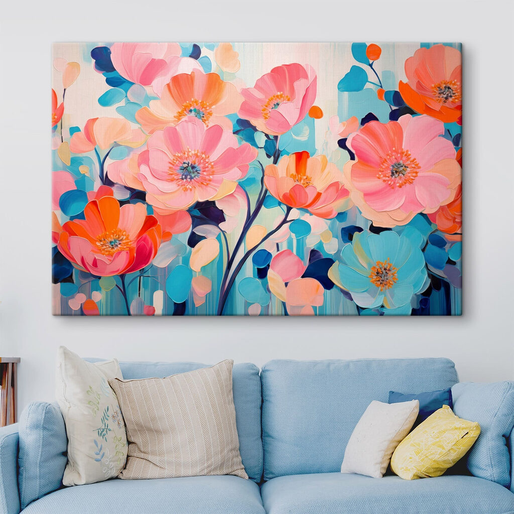 Fleurs aux couleurs gaies — intérieur 1
