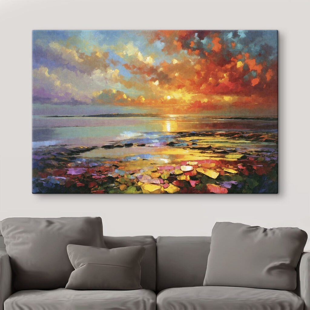 Nénuphars au soleil couchant — intérieur 2