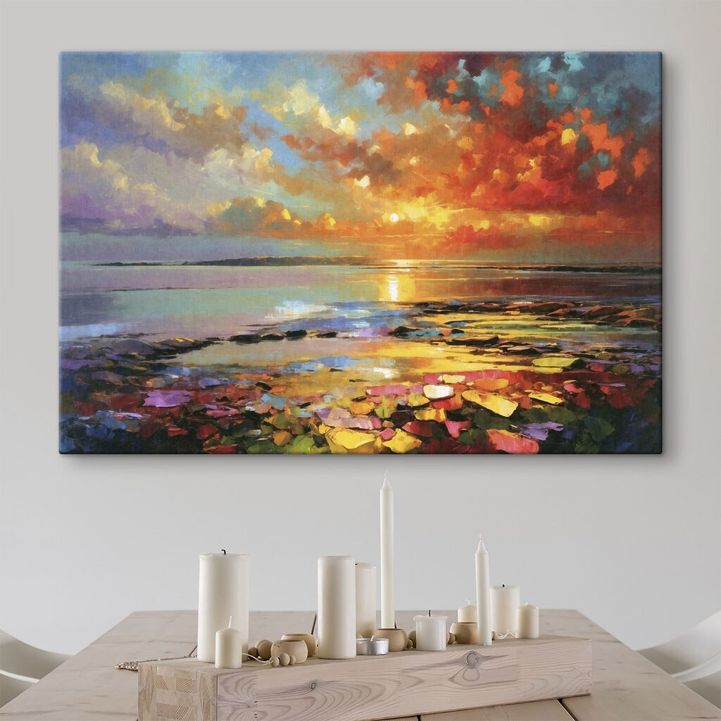 Nénuphars au soleil couchant — intérieur 3