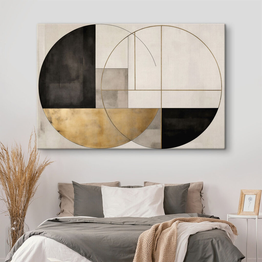 Cercle et aplats sombres — intérieur 2