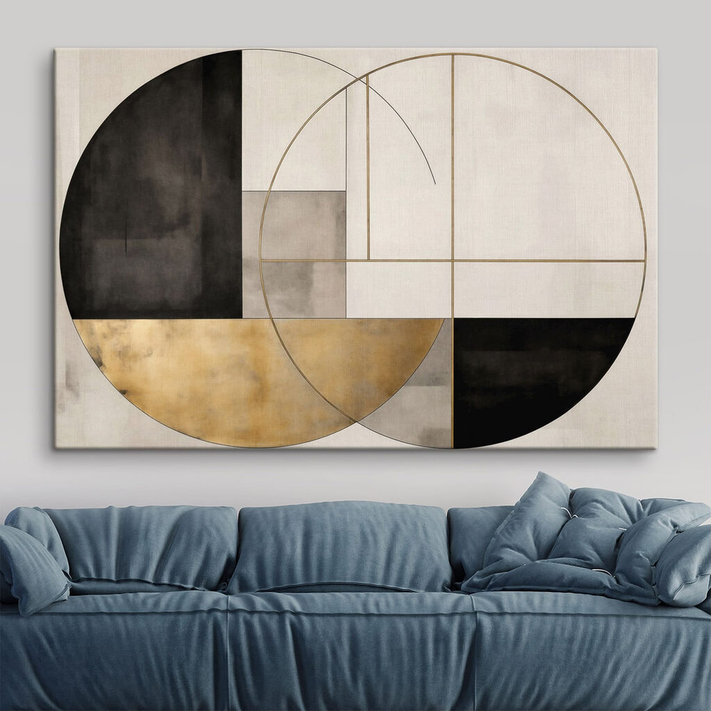 Cercle et aplats sombres — intérieur 3